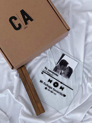 Vidrio grabado a vinil